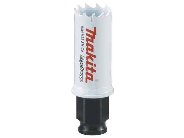Makita E-03676, Enkelt, Bor, Stål, Aluminium, Plast, Tre, Rustfritt stål, Hvit, Bimetall, 4,4 cm