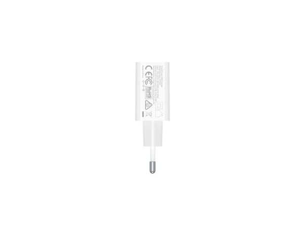 Unitek Travel Cube - Strømadapter - 12 watt - 2.4 A - 2 utgangskontakter (USB) - hvit - Europa