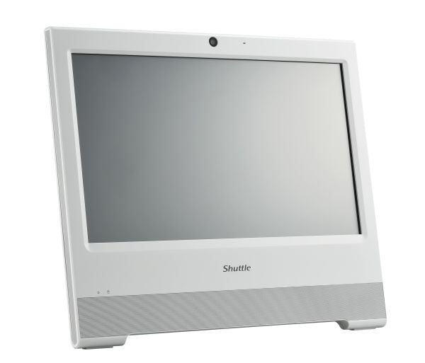 Shuttle XPC X50V9 - Barebone - alt-i-ett 1 x Celeron 7305 - RAM 0 GB - UHD Graphics - Gigabit Ethernet - monitor: LED 15.6" 1366 x 768 (HD) berørin...
