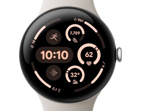 Google Pixel Watch 3, AMOLED, Kosketusnäyttö, 32 GB, Wi-Fi, GPS (satelliitti), 37 g