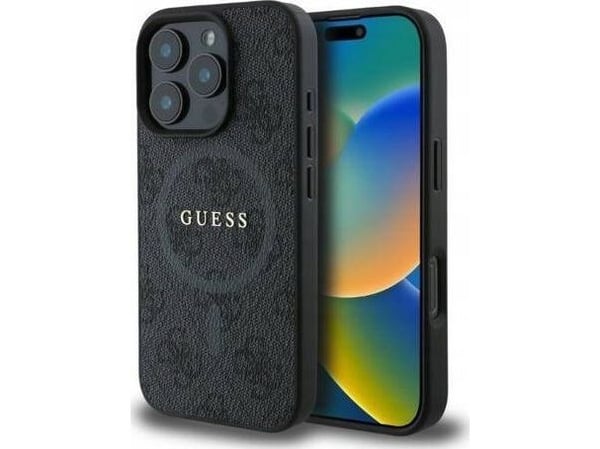 Guess Ring Classic Logo iPhone 16 Pro Maxille musta Guess Ring Classic Logo iPhone 16 Pro Maxille musta