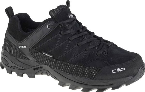 Trekkingsko for menn CMP Rigel Low Trekking Shoe Wp Nero/Nero størrelse 40 (3Q13247-72YF)