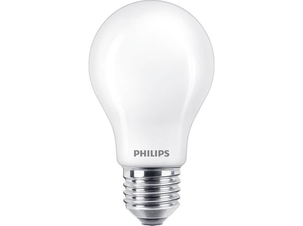 Philips Classic - LED-lyspære - form: A60 - mattslipt finish - E27 - 10.5 W (ekvivalent 100 W) - klasse D - kjølilg hvitt lys - 4000 K