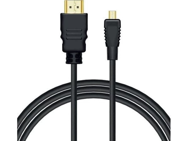 HDMI (M) - micro HDMI (M) kaapeli Ethernetillä, 2m, CL-40/M