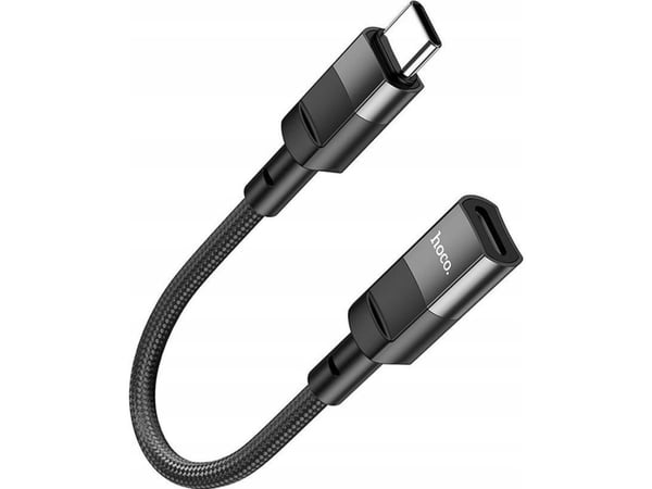 USB-adapter Hoco HOCO adapter OTG Typ C (męski) do Lightning (żeński) 3A U107 0,1 m czarny