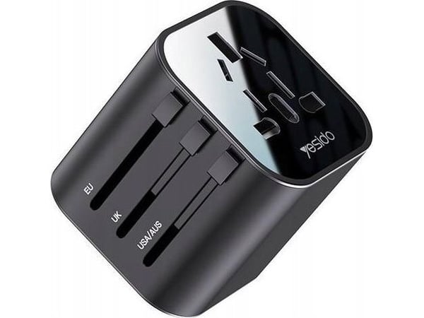 Yesido yesido Universal Adapter MC09 UK/EU/US /AU Max 8A, MUSTA / MUSTA