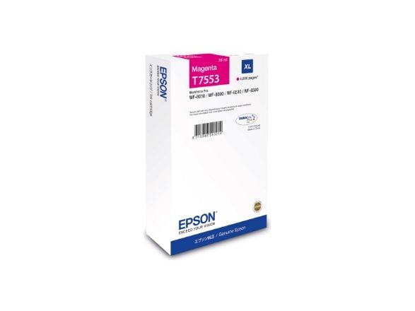 Epson T7553 - 39 ml - XL - magenta - original - boks - blekkpatron