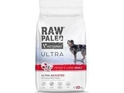 VETEXPERT Raw Paleo Ultra Medium&Large Adult oksekjøtt - tørr hundemat 10 kg