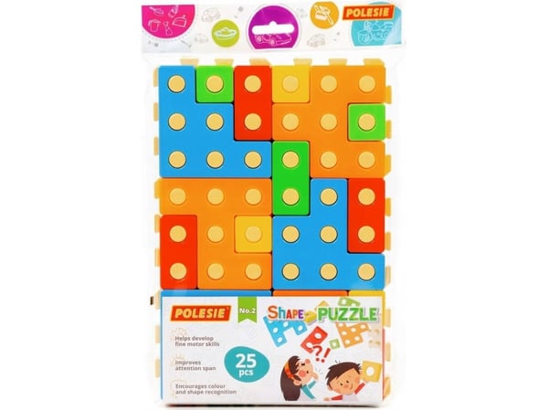 BamBam pedagogisk leke puslespill Nr2 25 deler, pose 93943