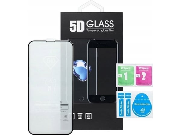 Partner Tele.com 5D hel-lim herdet glass til Samsung Galaxy S24, svart