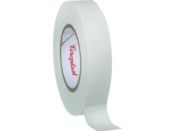 Coroplast 44224 tekstiltape 44224, hvit (L x B) 10 m x 15 mm, 1 stk
