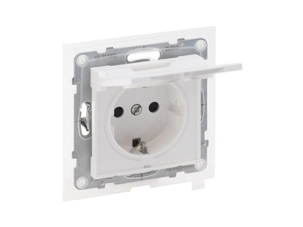 IP44-uttag auto-anslutningar vit