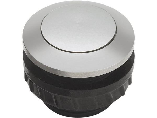 Grothe ringeknapp 1-felt 62002 aluminium 24 V/1,5 A (62002)