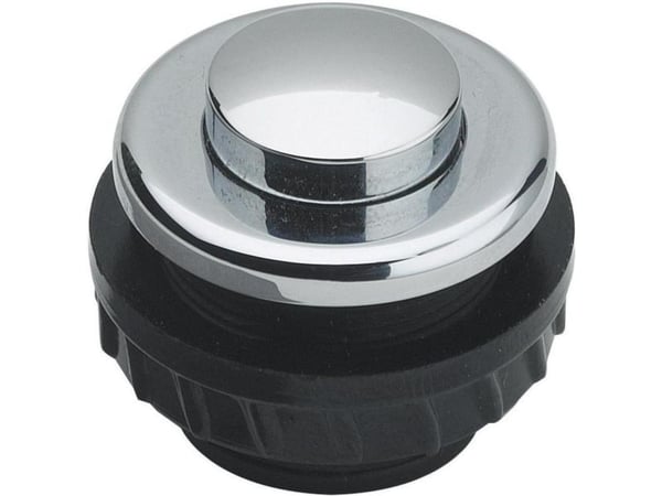 Grothe ringetrykksknapp Protact messing forkrommet (62033)