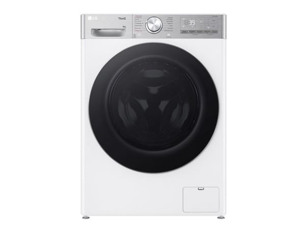 LG F2WR909P3W - Vaskemaskin - Wi-Fi - bredde: 60 cm - dybde: 53.5 cm - høyde: 85 cm - frontileggelse - 9 kg - 1200 rpm - hvit