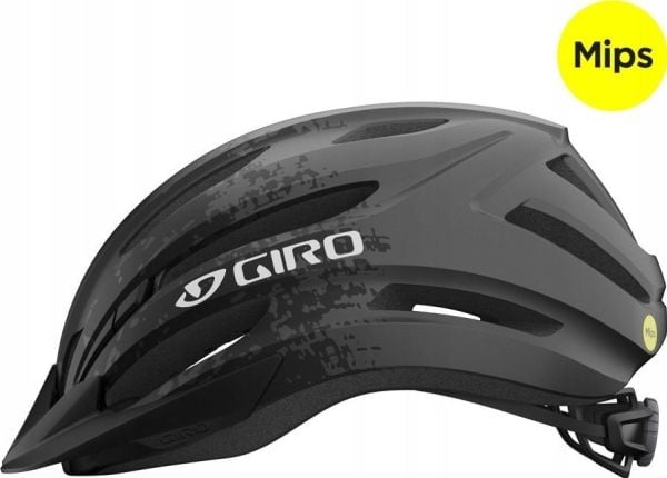 GIRO Register II integrert MIPS barnesykkelhjelm matt sort/hvit str. universal (50–57 cm) (NY 2024)