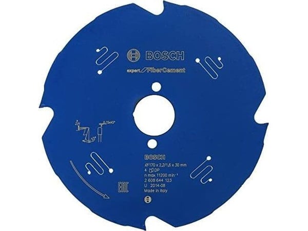 Bosch RUNDSAVKL 170X30X2.2MM 4T EXP FIBER CEME