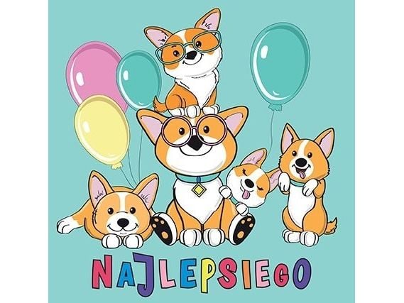 KW Cute doggies-kort