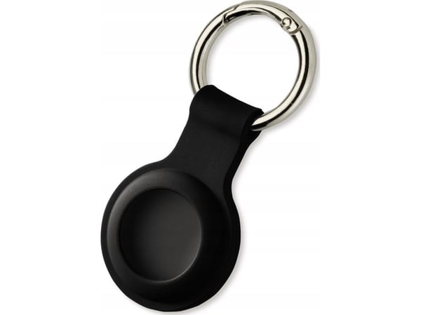 Hama 00215626, Etui, Svart, Silikon, Slagbestandig, Ripebestandig, Apple AirTag, 34 g