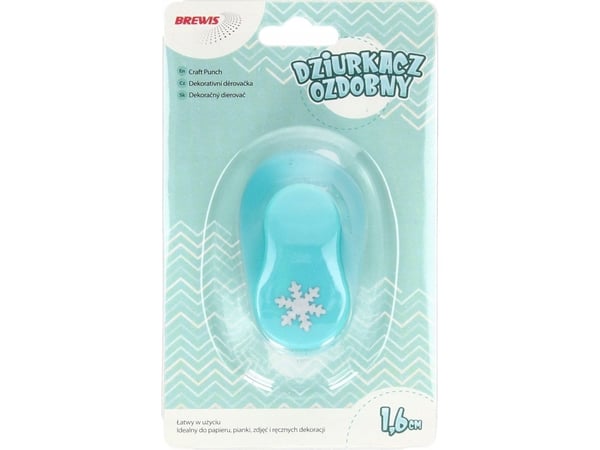 DP Craft Dekorativ hullstanse - Snowflake 1,6 cm MIX