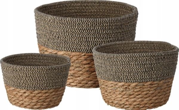 Home Styling Collection komplett förvaringskorgar 3 st
