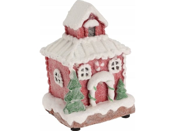 Home Styling Collection Joulukoriste Koristeellinen piparkakkutalo, 9 x 8 x 13 cm