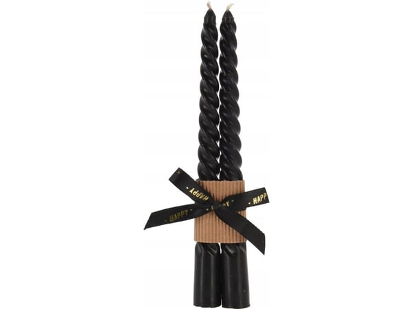 Home Styling Collection to middagslys, Twisted, 20 cm