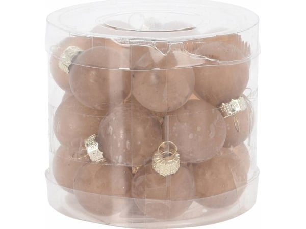 Home Styling Collection sett med glassjulekuler, 24 stk, Ø 2,5 cm