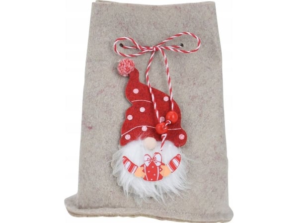 Julepynt Home Styling Collection Julepose med nisse, 12 x 14,5 cm
