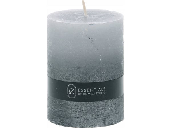 Home Styling Collection Candle Pillar Dip Dye grön