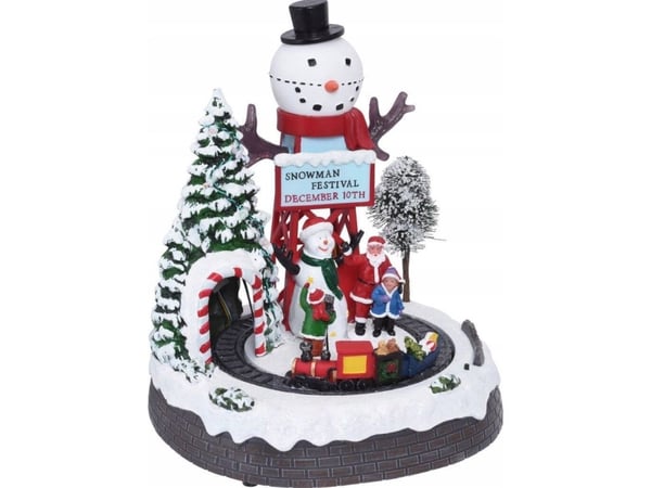 Home Styling Collection Joulukoriste Liikkuva talvikoriste, LED, 29 cm