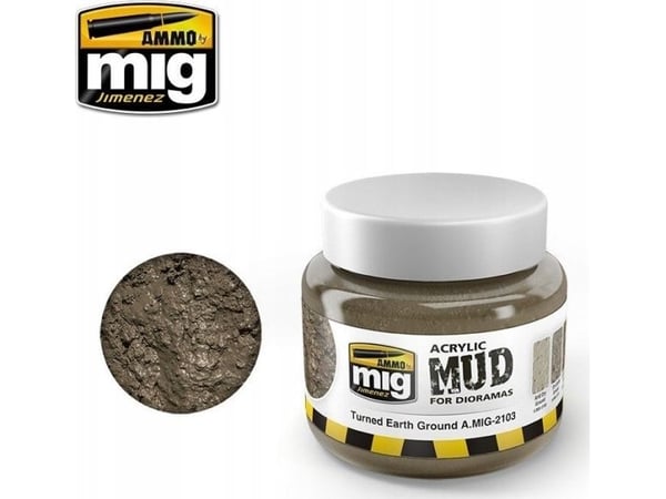 Vallejo Ammo Acrylic Mud til dioramaer Turned Earth Ground 250 ml