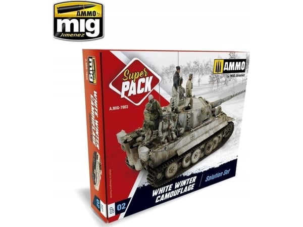 Vallejo Ammo Super Pack – sett for hvit vinterkamuflasje