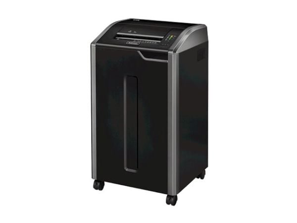 Fellowes 100063597, Mikrokutt-makulering, 1 - 5 mm, 121 l, 5000 ark, 10 ark, Svart