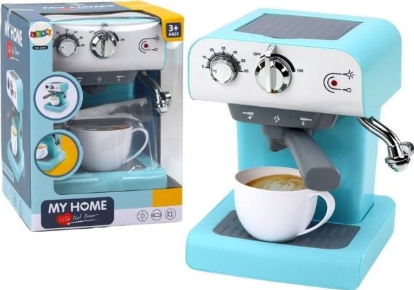 LeanToys leke kaffemaskin AGD para vanntett turkis