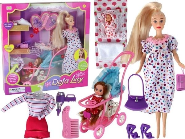LeanToys Gravid Lucy Doll Accessories XXL