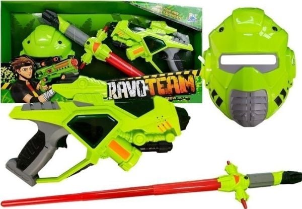 LeanToys Space Weapon miekka naamio vaalean vihreä