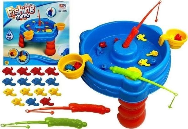 LeanToys Fish Catcher kalastusvavoilla 15 kappaletta kalaa