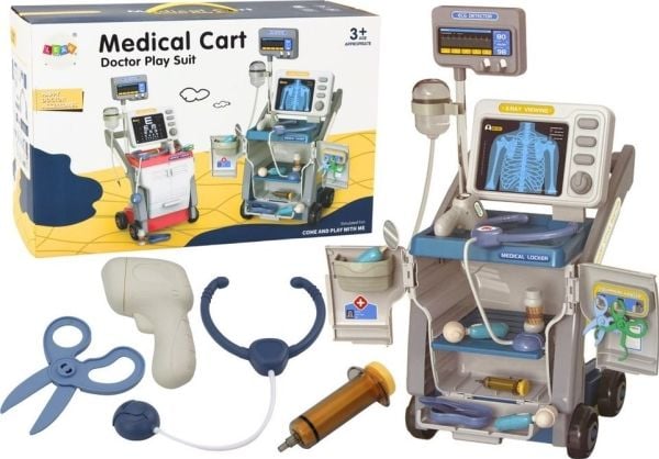 LeanToys Little Doctor Light stetoskooppi sininen