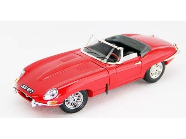 BBURAGO Jaguar E Type Cabrio, Modellsportbil, Förmonterad, 1:18, Jaguar E Type, Alla, 3 År