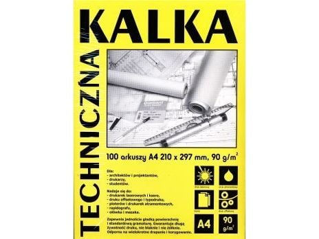 Koh I Noor teknisk kalkpapir A4 100 ark
