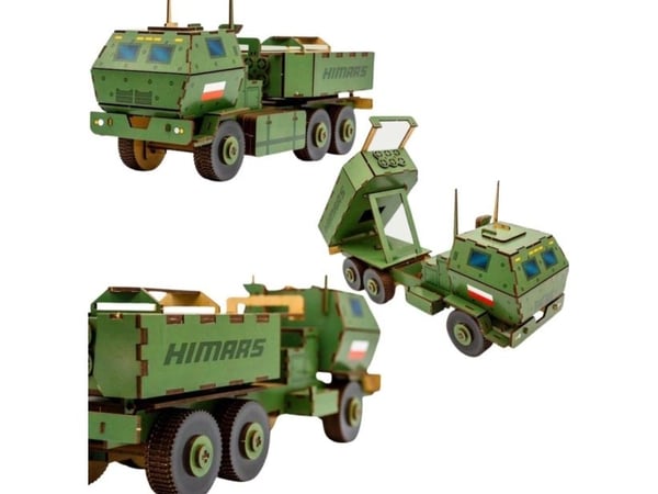 Puslespill OK POJAZD WOJSKOWY trepuslespill 3D MODEL 3D WOJSKO