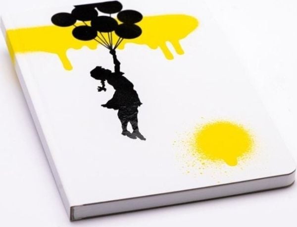 Pininfarina Segno Notes PININFARINA Banksy, 14x21 cm, 128 sivua, balooni Pininfarina Segno Notes PININFARINA Banksy, 14x21 cm, 128 sivua, balooni