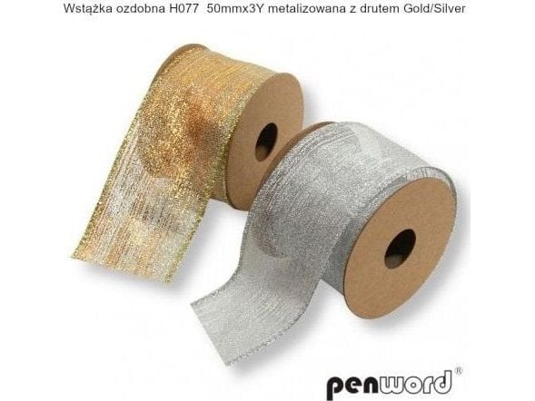 MFP papirtape metallisert med tråd 5 x 274 cm (12 stk)