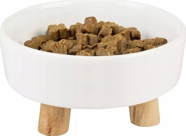 Duvo+ DUVO+ KERAMISK SKÅLE PÅ TREBEN 700ml 15x4x15,4x9,4cm 13366