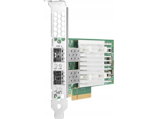 Broadcom BCM57412 - Nettverksadapter - PCIe 3.0 x8 - 1Gb Ethernet / 10Gb Ethernet SFP+ x 2 - for ProLiant DL20 Gen10, DL325 Gen10, DL360 Gen10, DL3...