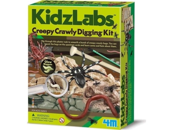4M Kids Lab: Skummelt gravesett for beltemaskiner