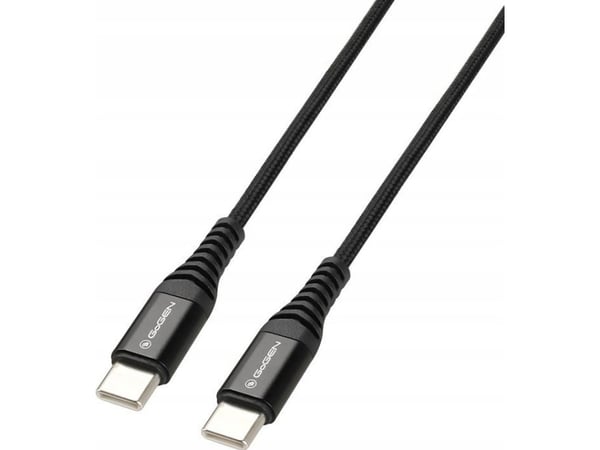 GoGEN USB-kabel USB-C til USB-C 2 m svart