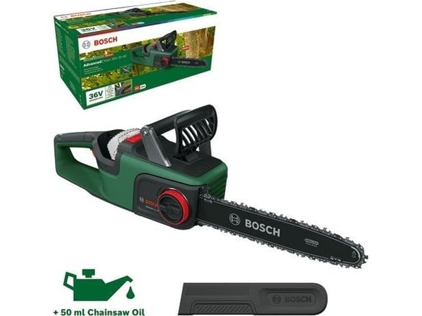 Bosch AdvancedChain 36V-35-40, 31 cm, 35 cm, 14 m/s, 1,1 mm, musta, Vihreä, 0,15 L - SOLO