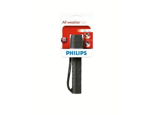 Philips LightLife Taskulamppu SFL3361/10, Käsikokoinen taskulamppu, Musta, Kumi, 2.4 V, KPR104, AA/LR6 Alkaline